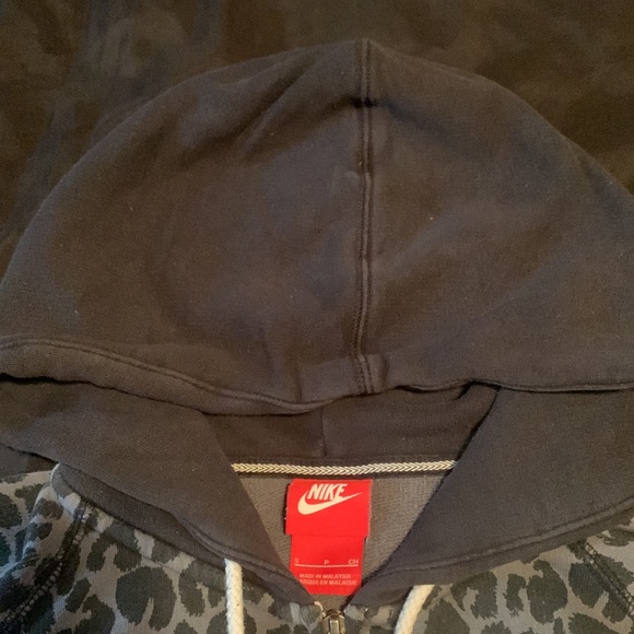 Nike leopard cheetah print zip up hoodie sweater - Picture 5 of 9